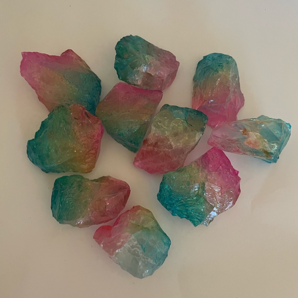 AURA RAINBOW QUARTZ CLUSTERS